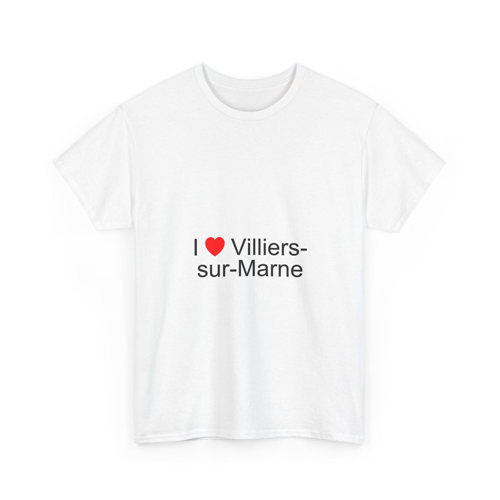 T-shirt I love villiers-sur-marne