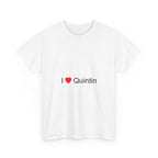 T-shirt I love Quintin