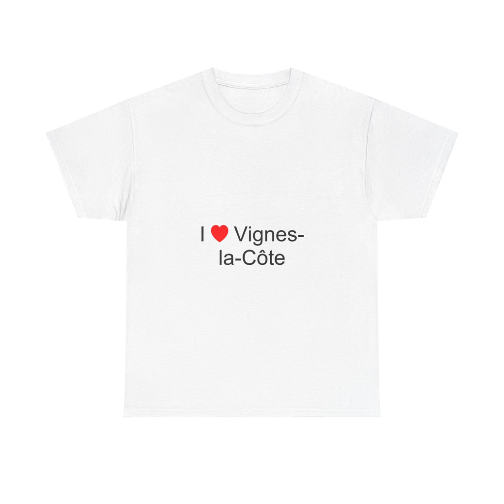 T-shirt I love vignes-la-côte