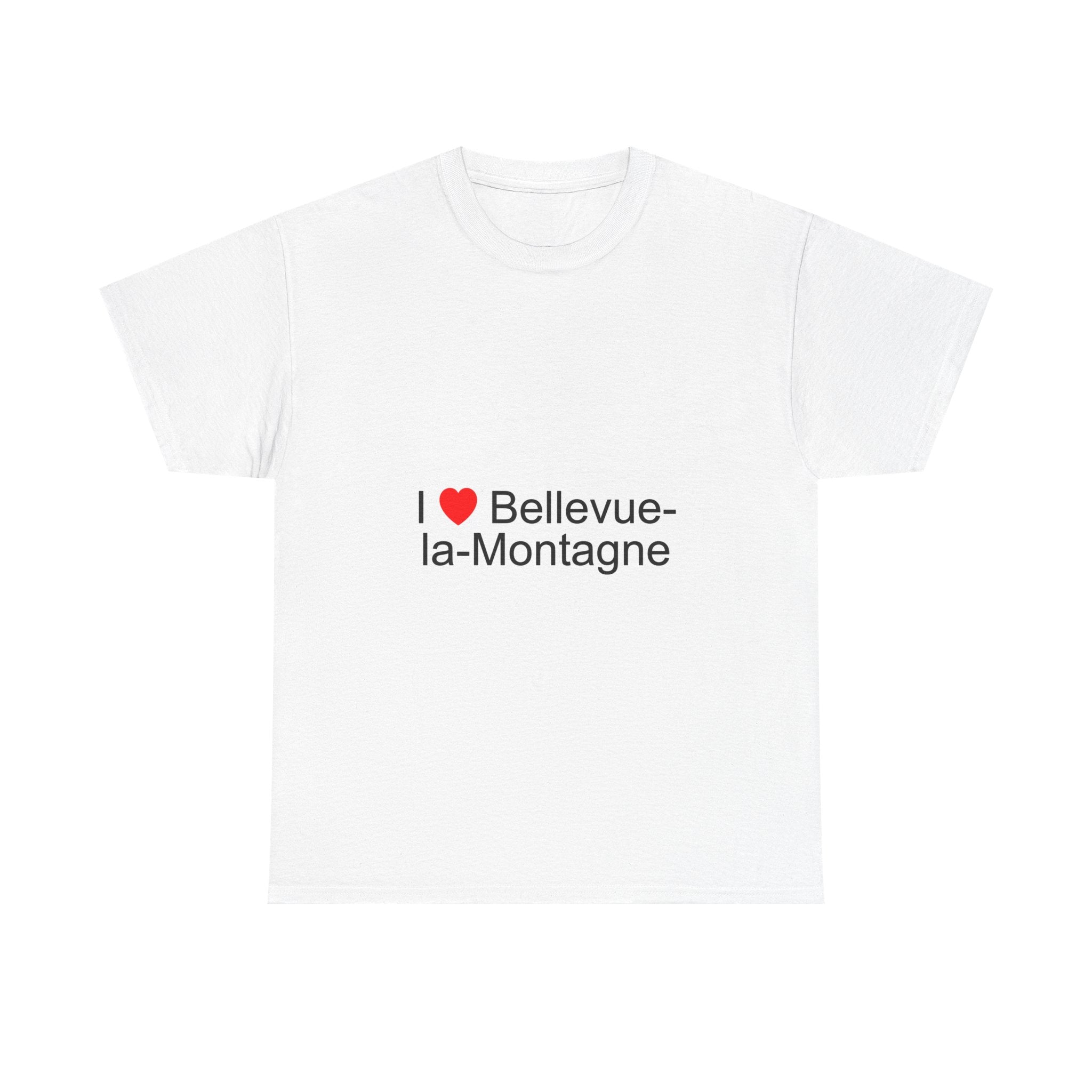 T-shirt I love bellevue-la-montagne