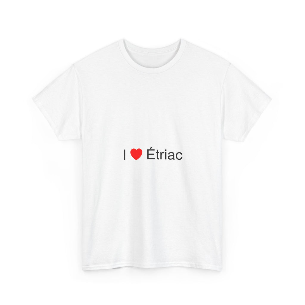 T-shirt I love étriac