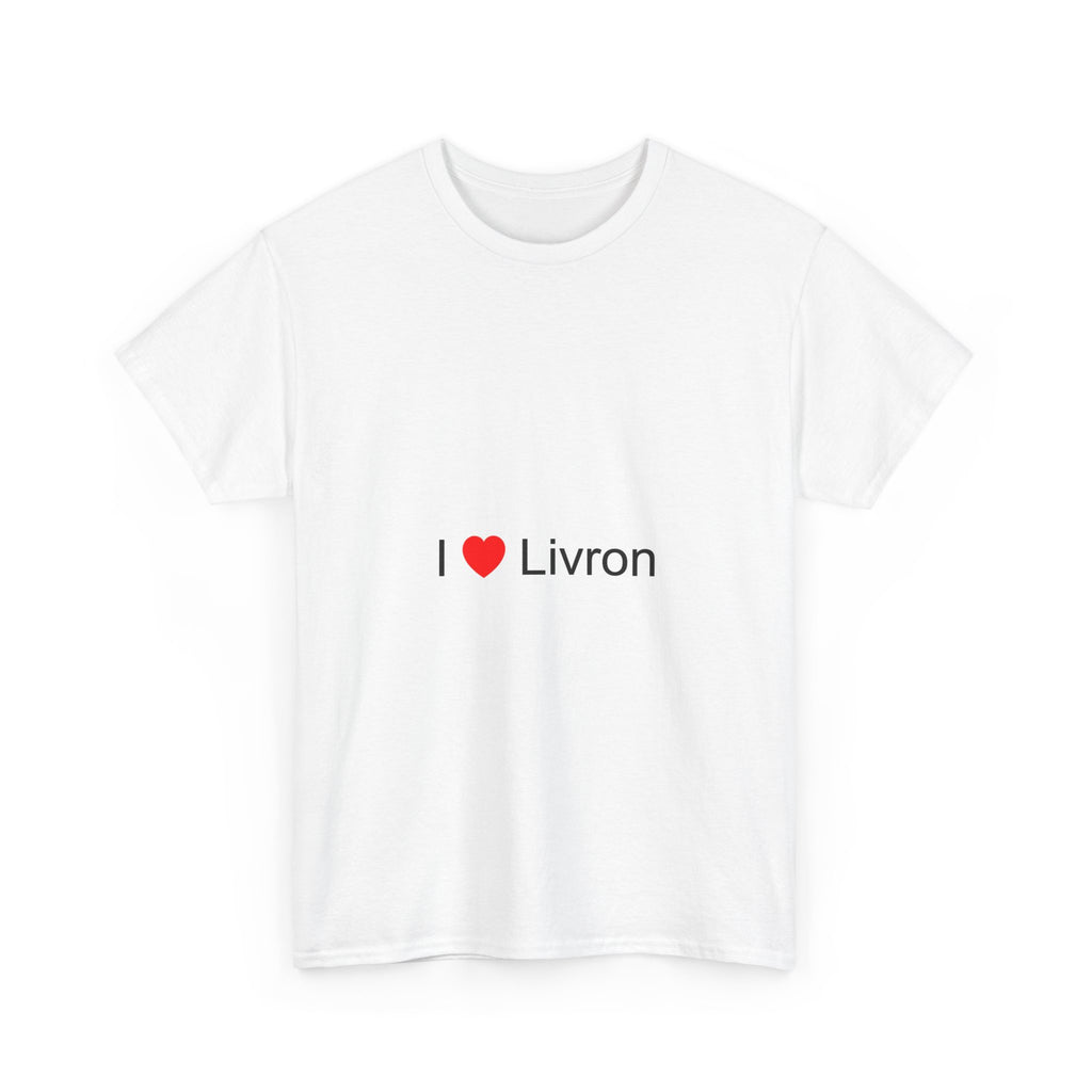 T-shirt I love livron