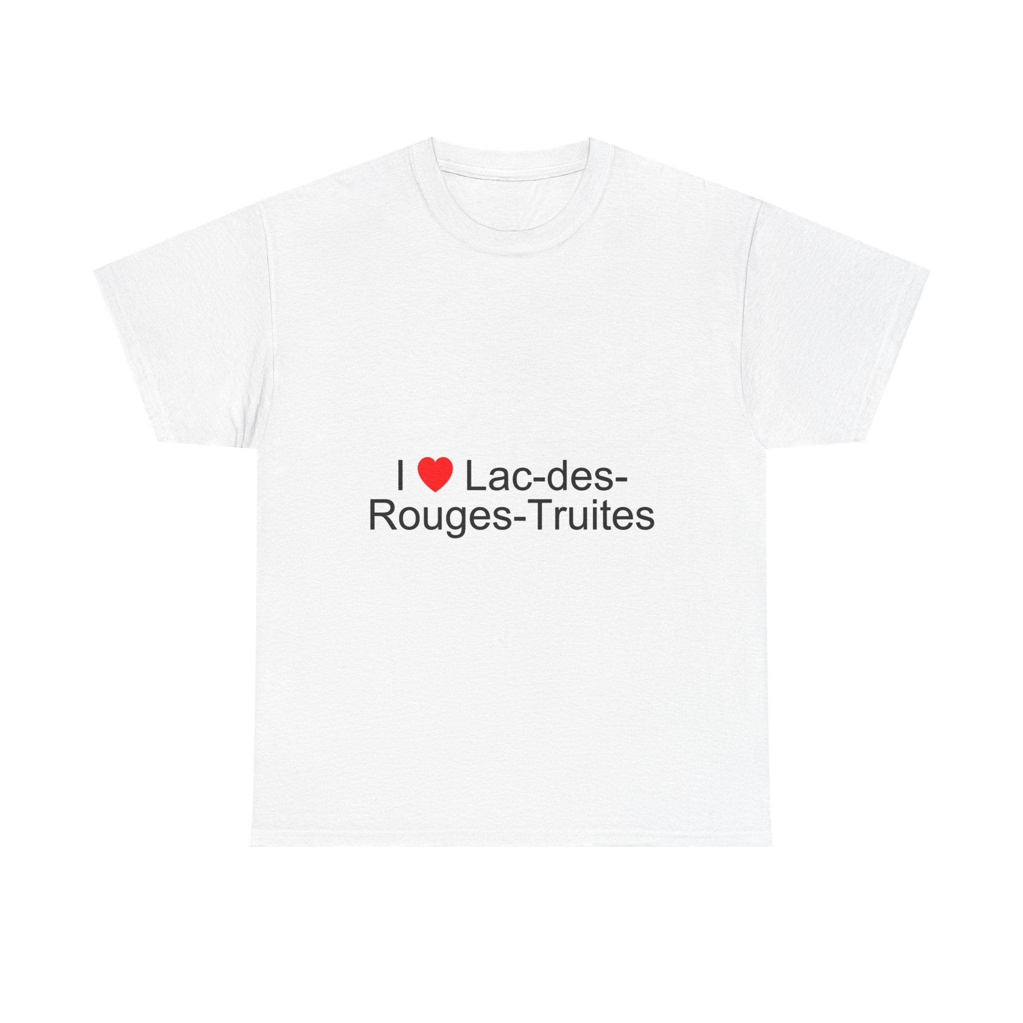 T-shirt I love lac-des-rouges-truites