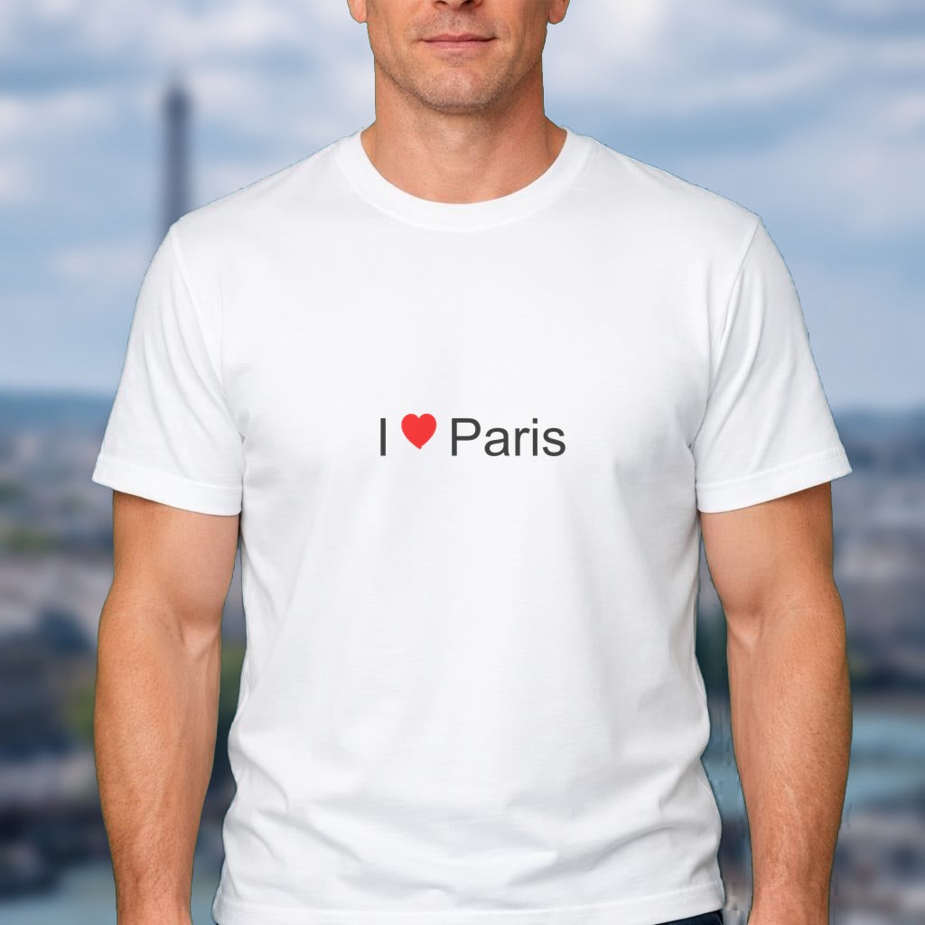 T-shirt I love Paris - cadeau local Paris - visuel 1