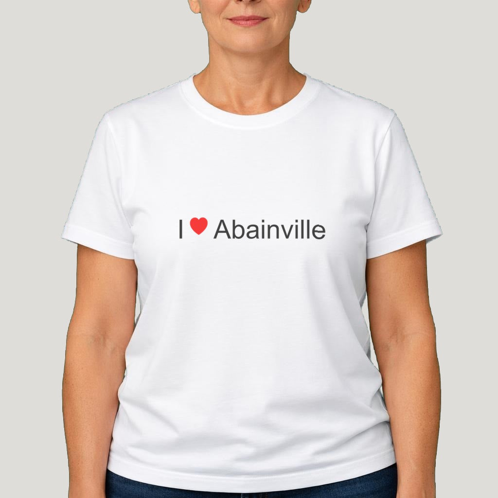 T-shirt I love Abainville