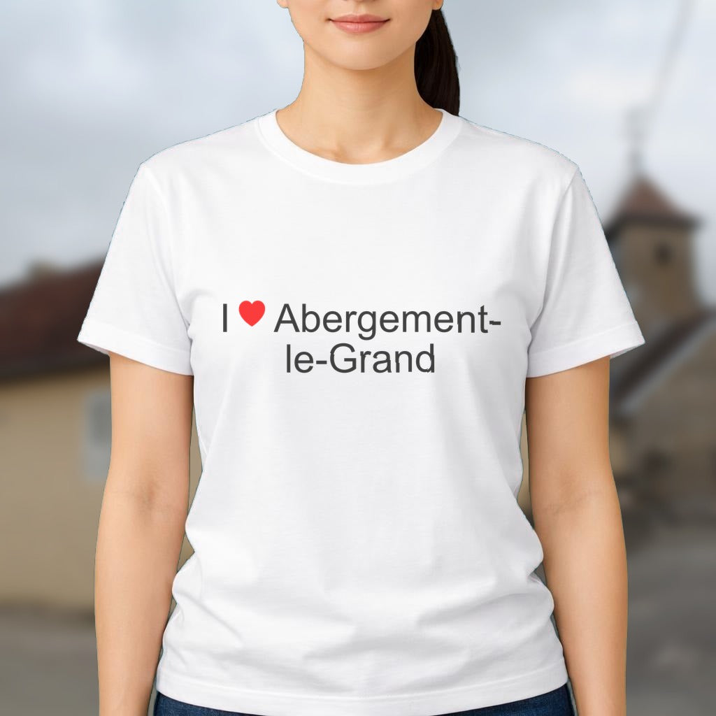 T-shirt I love Abergement-le-Grand