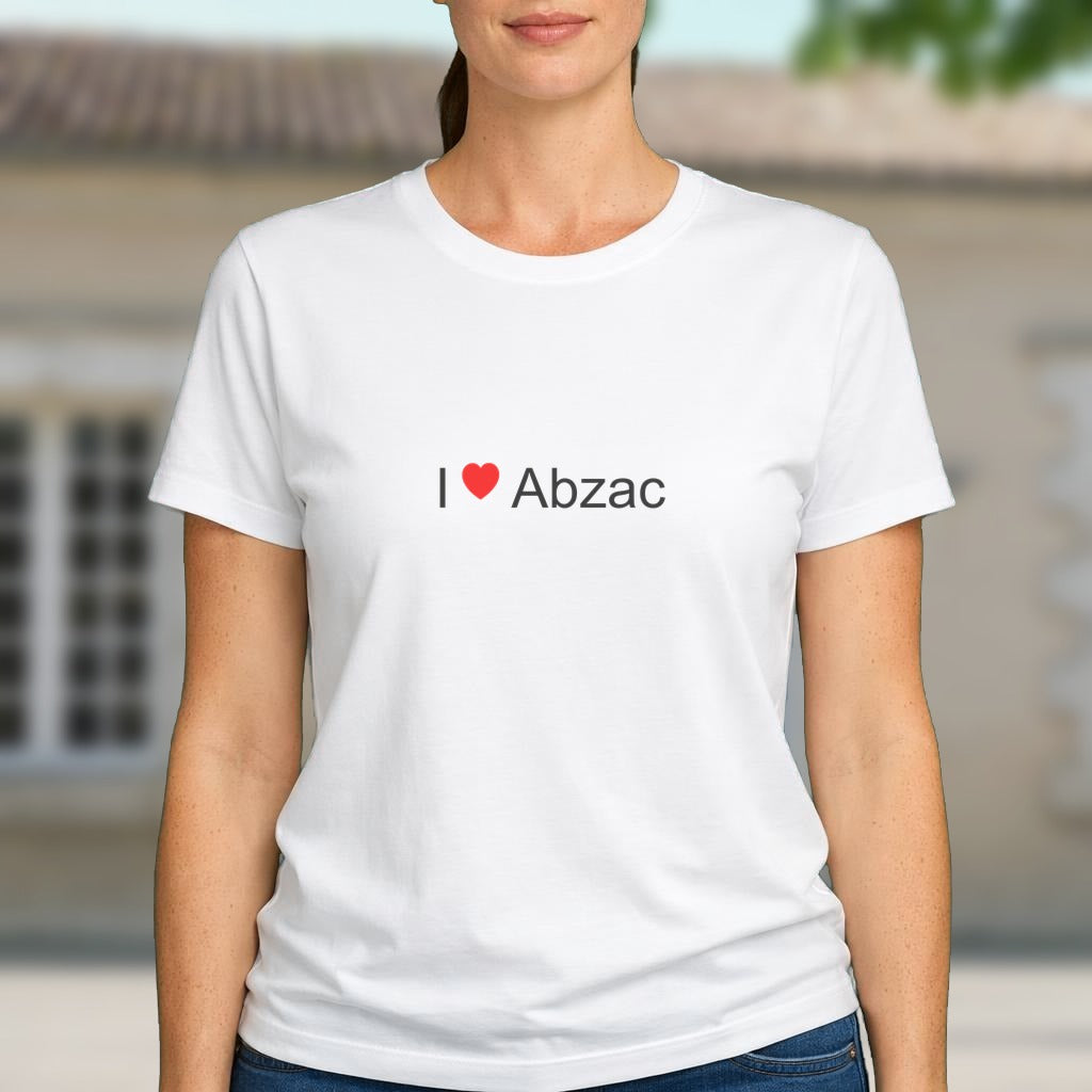 T-shirt I love Abzac (16)