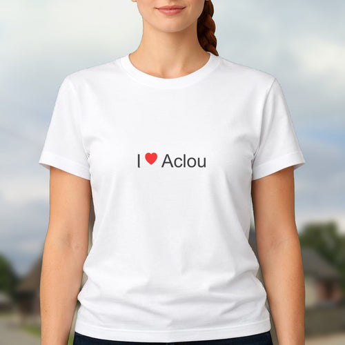 T-shirt I love Aclou
