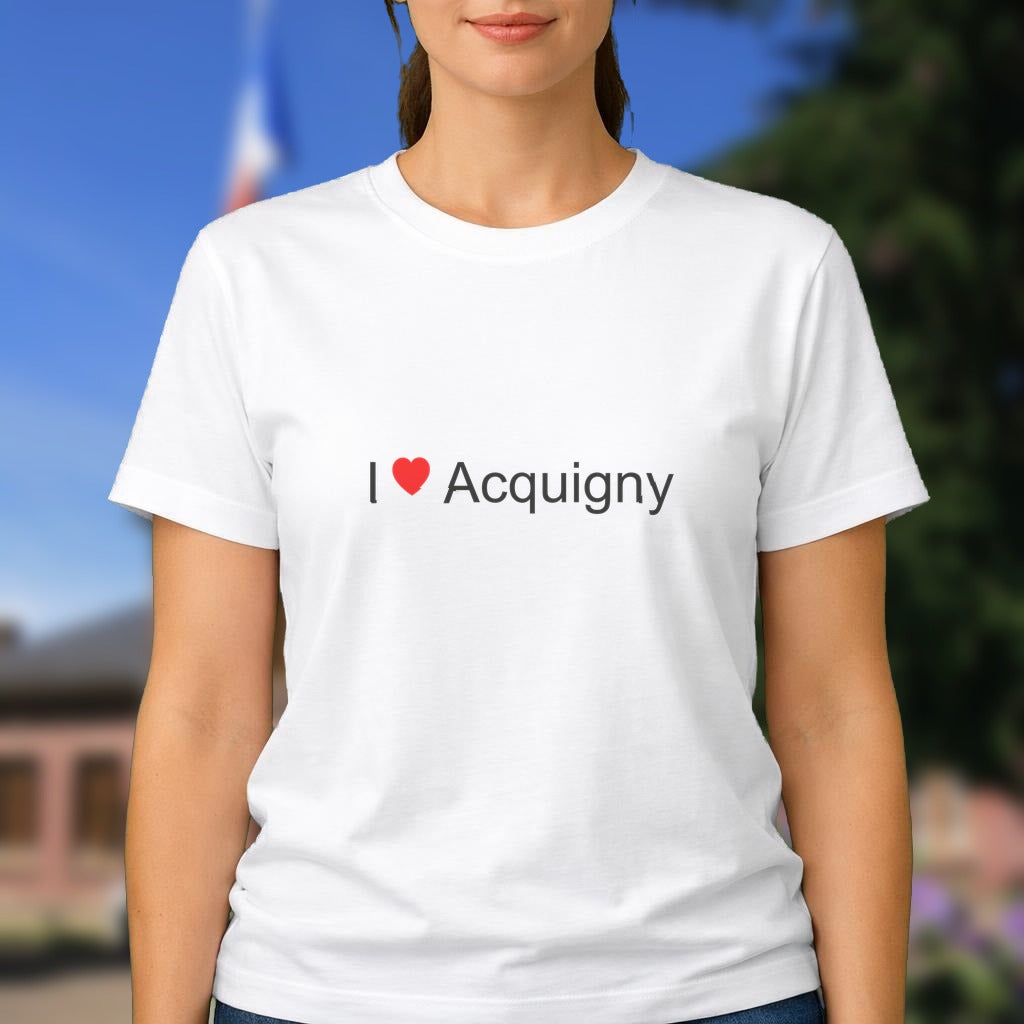 T-shirt I love Acquigny