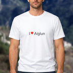 T-shirt I love Aiglun