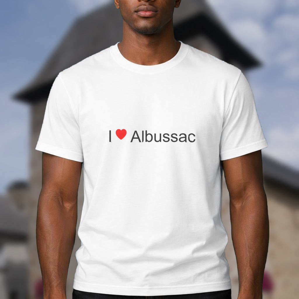 T-shirt I love Albussac