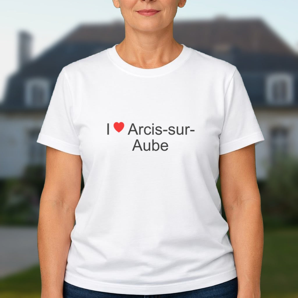T-shirt I love Arcis-sur-Aube porté