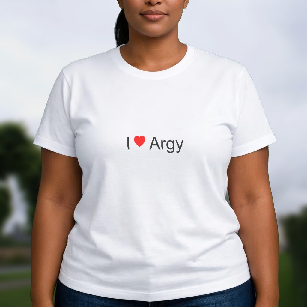 T-shirt I love Argy