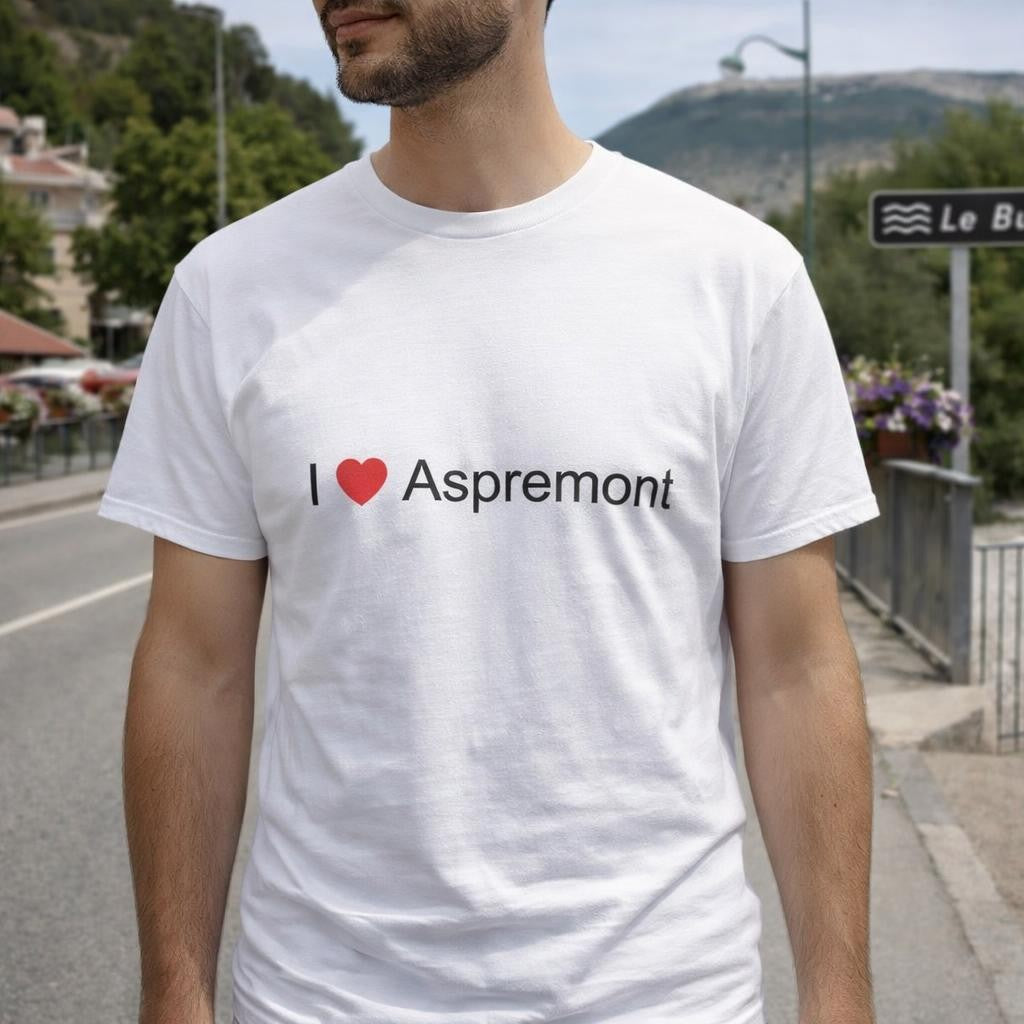 T-shirt I love Aspremont