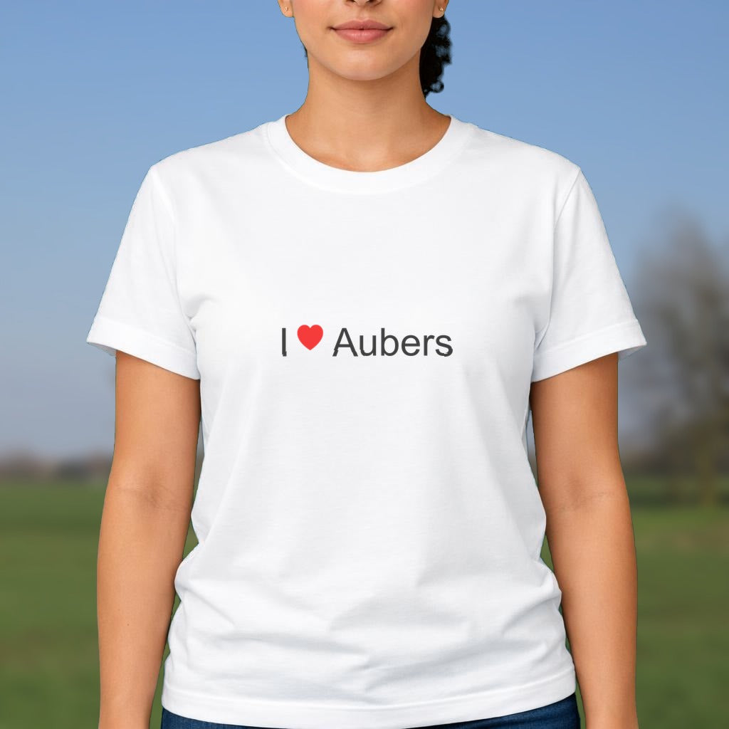 T-shirt I love Aubers