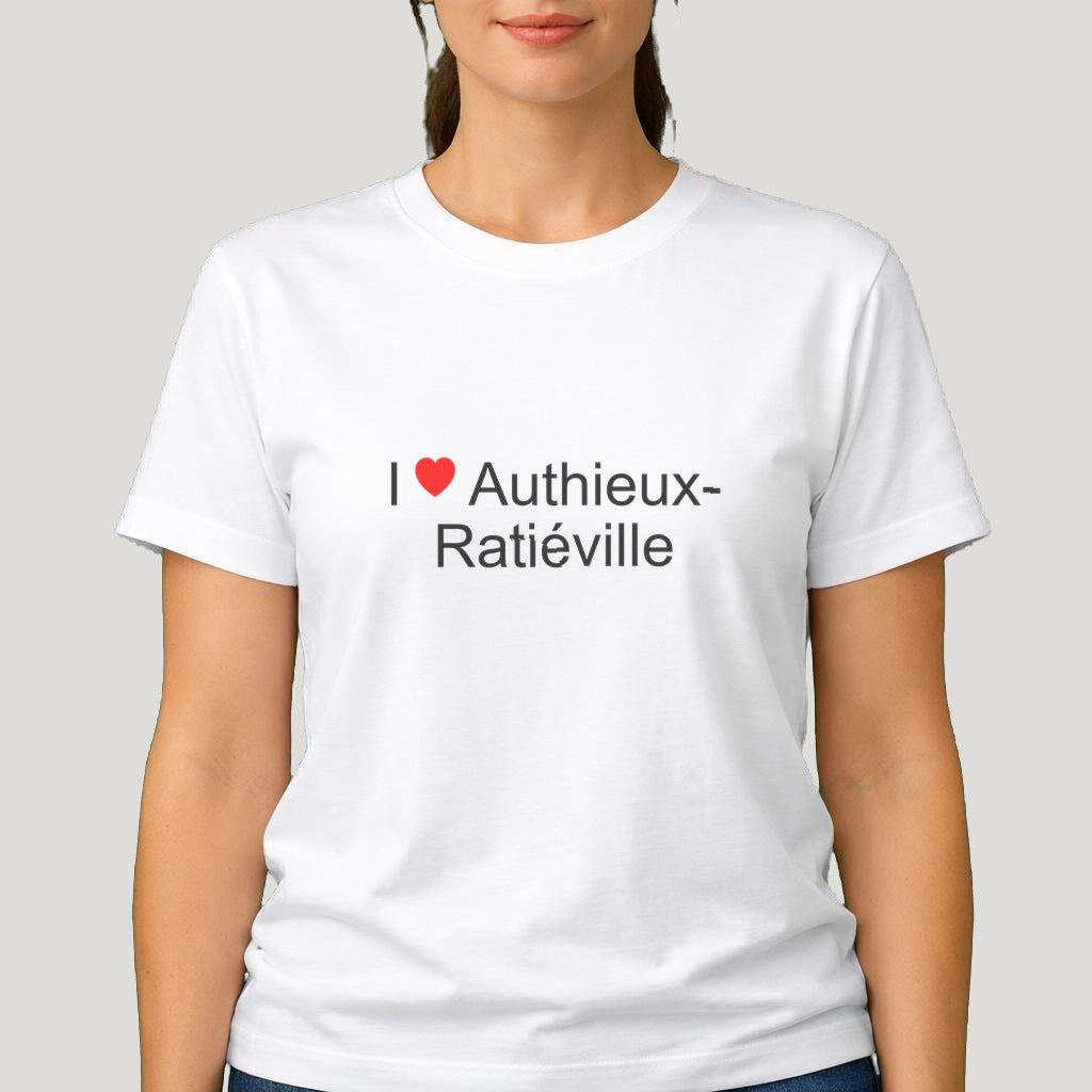 T-shirt I love Authieux-Ratiéville