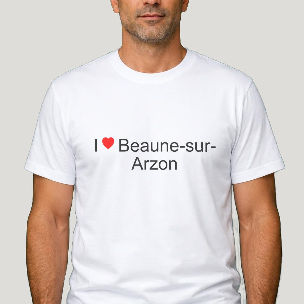 T-shirt I love Beaune-sur-Arzon