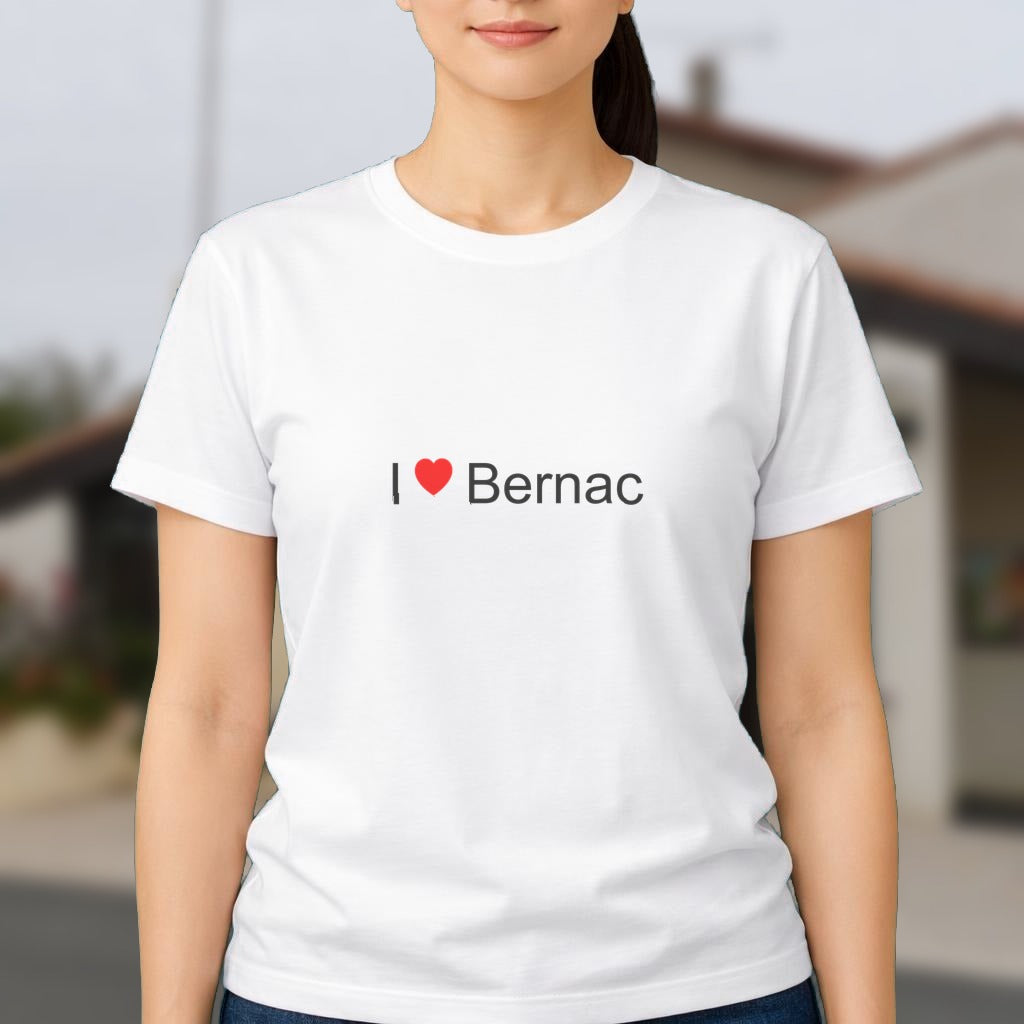 T-shirt I love Bernac (16)