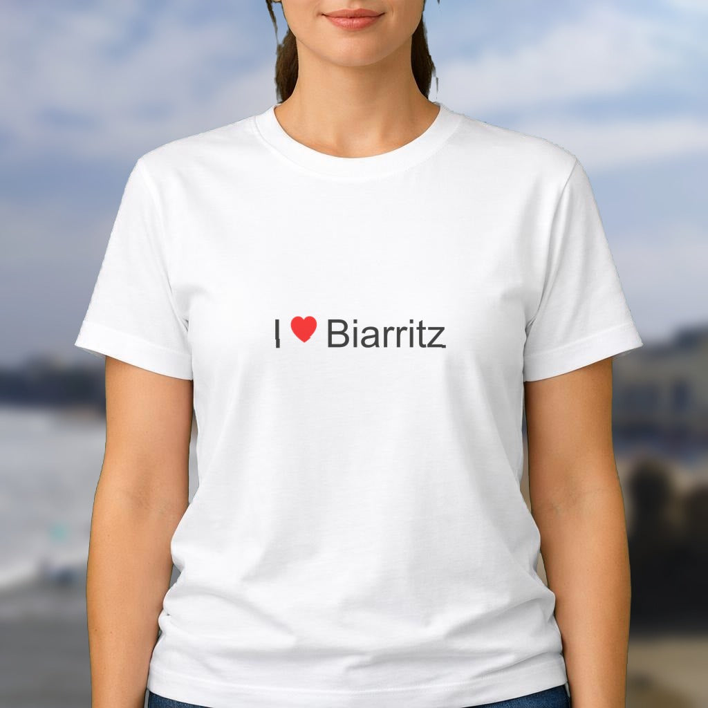 T-shirt I love Biarritz