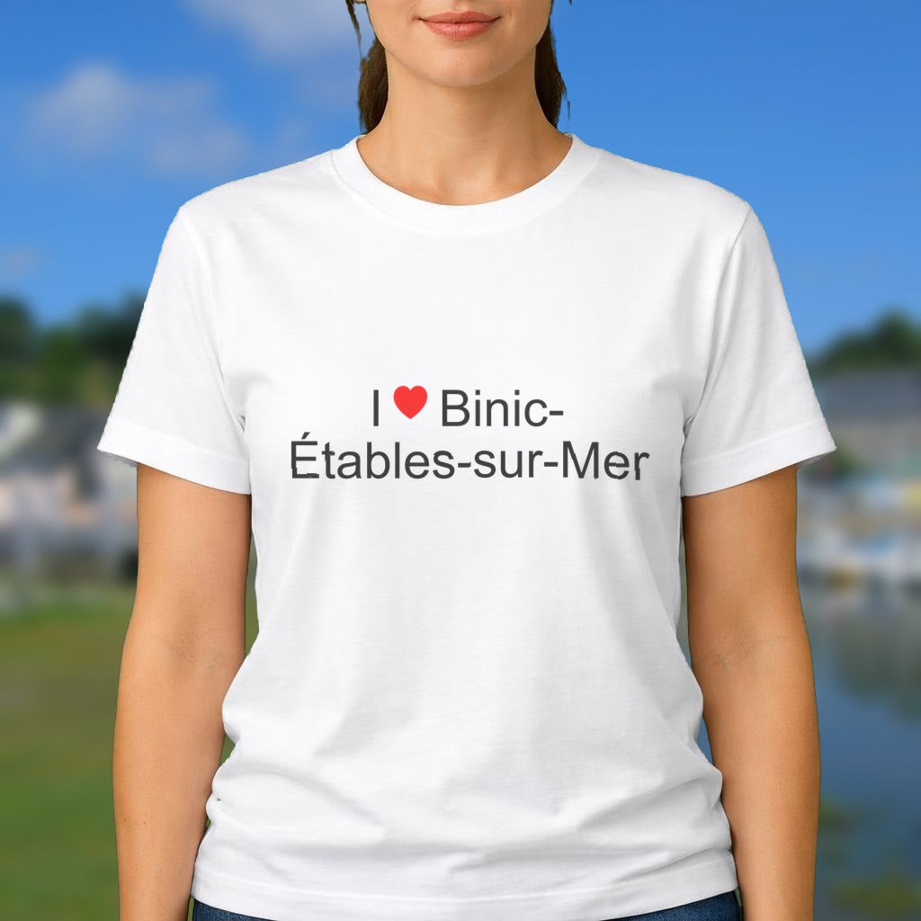 T-shirt I love Binic-Étables-sur-Mer