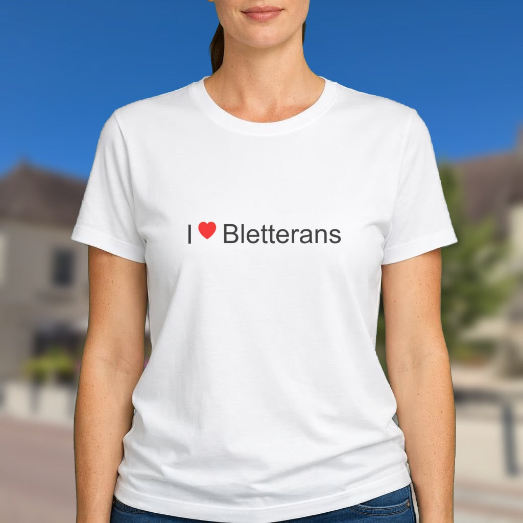 T-shirt I love Bletterans
