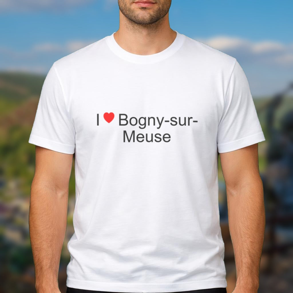 T-shirt I love Bogny-sur-Meuse porté