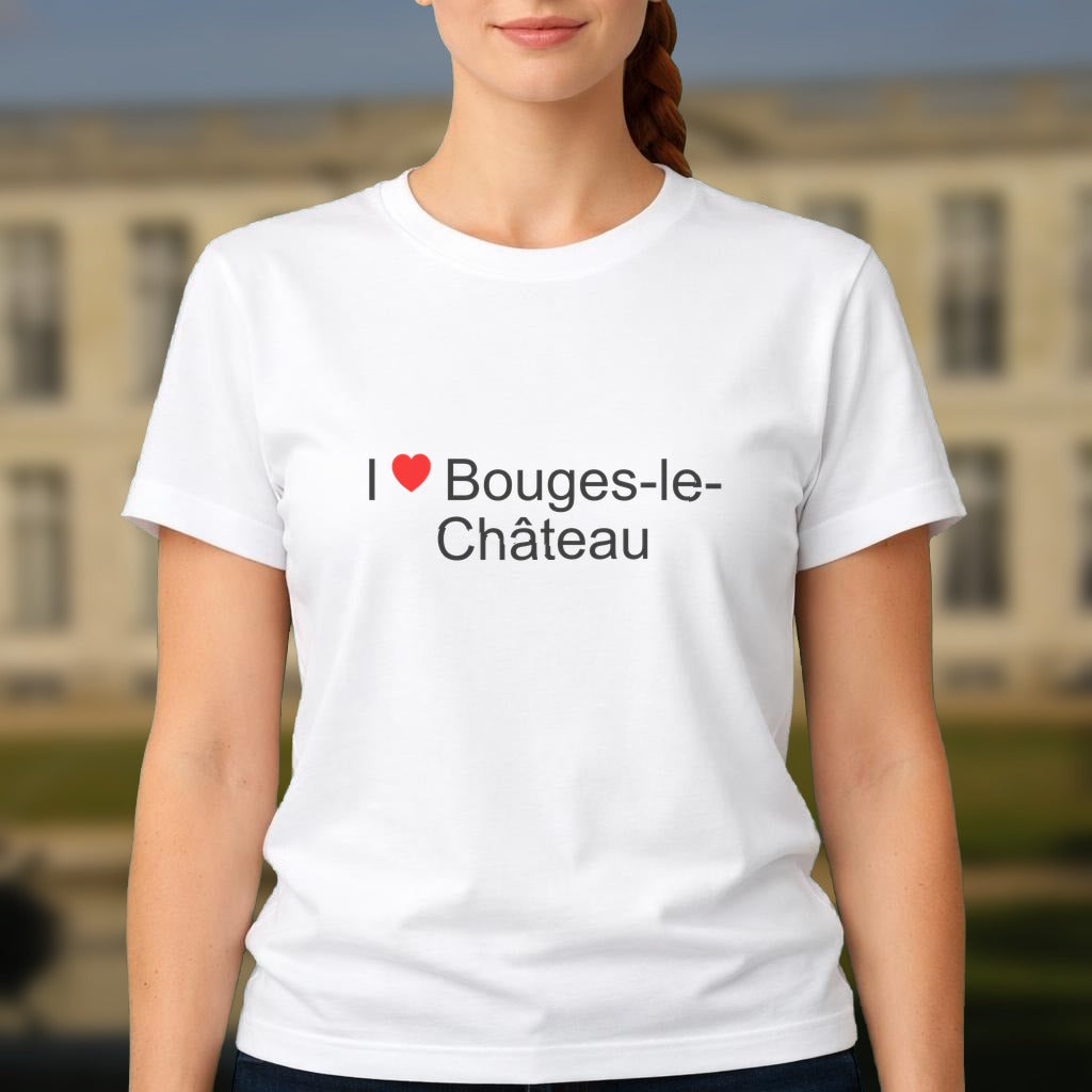 T-shirt I love Bouges-le-Château