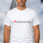 T-shirt I love Brechainville