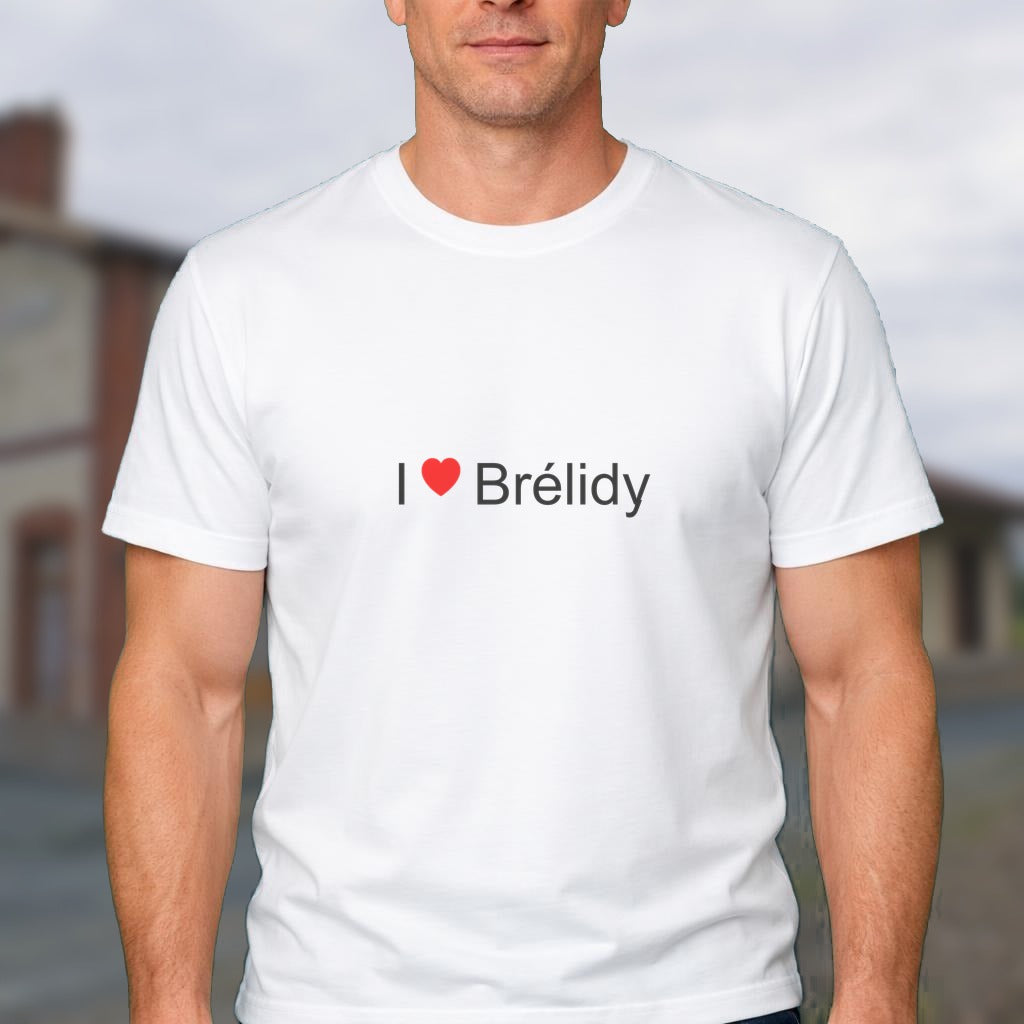 T-shirt I love Brélidy