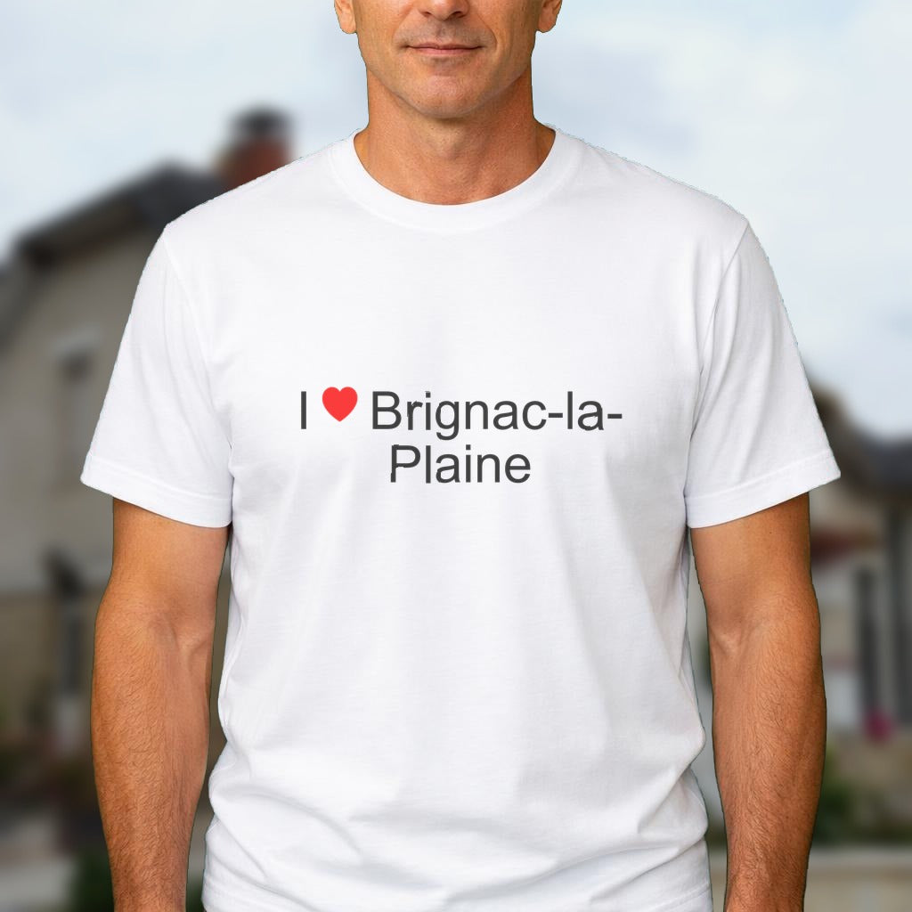 T-shirt I love Brignac-la-Plaine