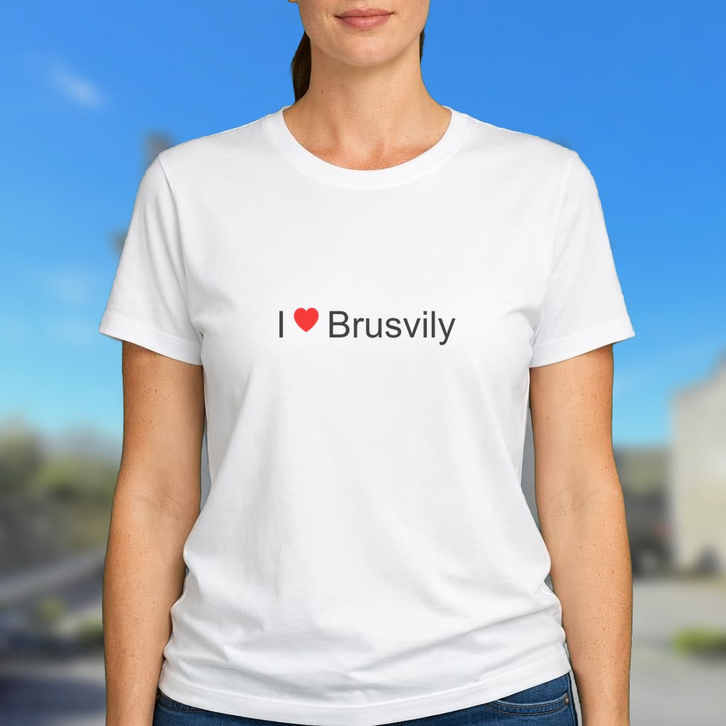 T-shirt I love Brusvily