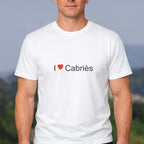 T-shirt I love Cabriès porté