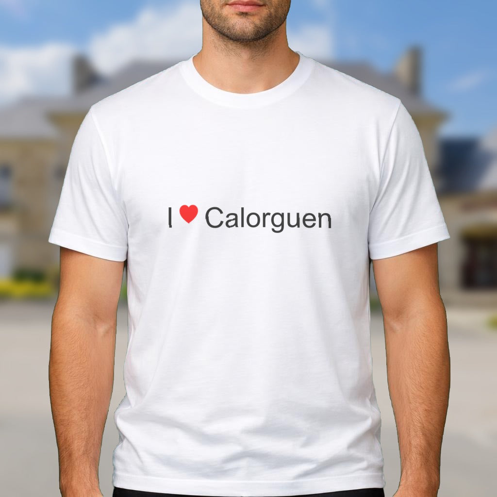 T-shirt I love Calorguen