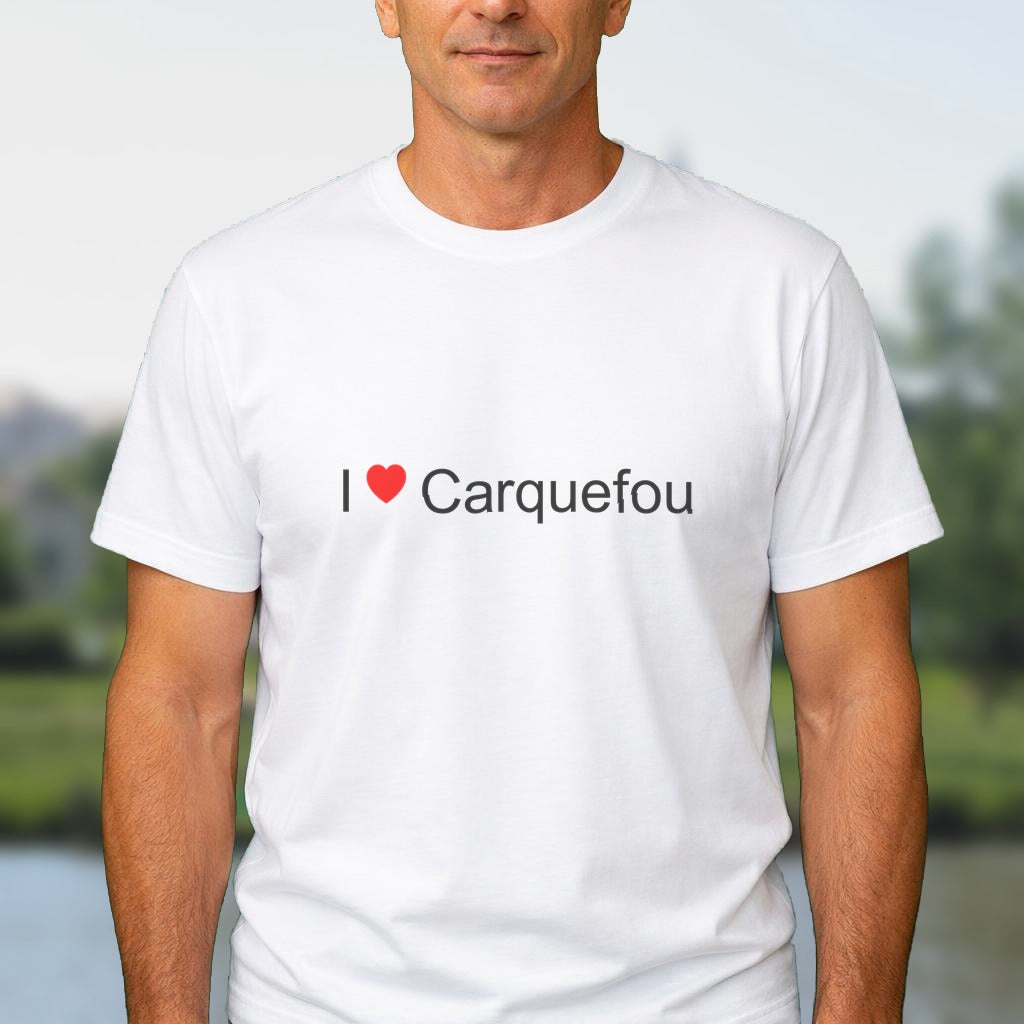 T-shirt I love Carquefou