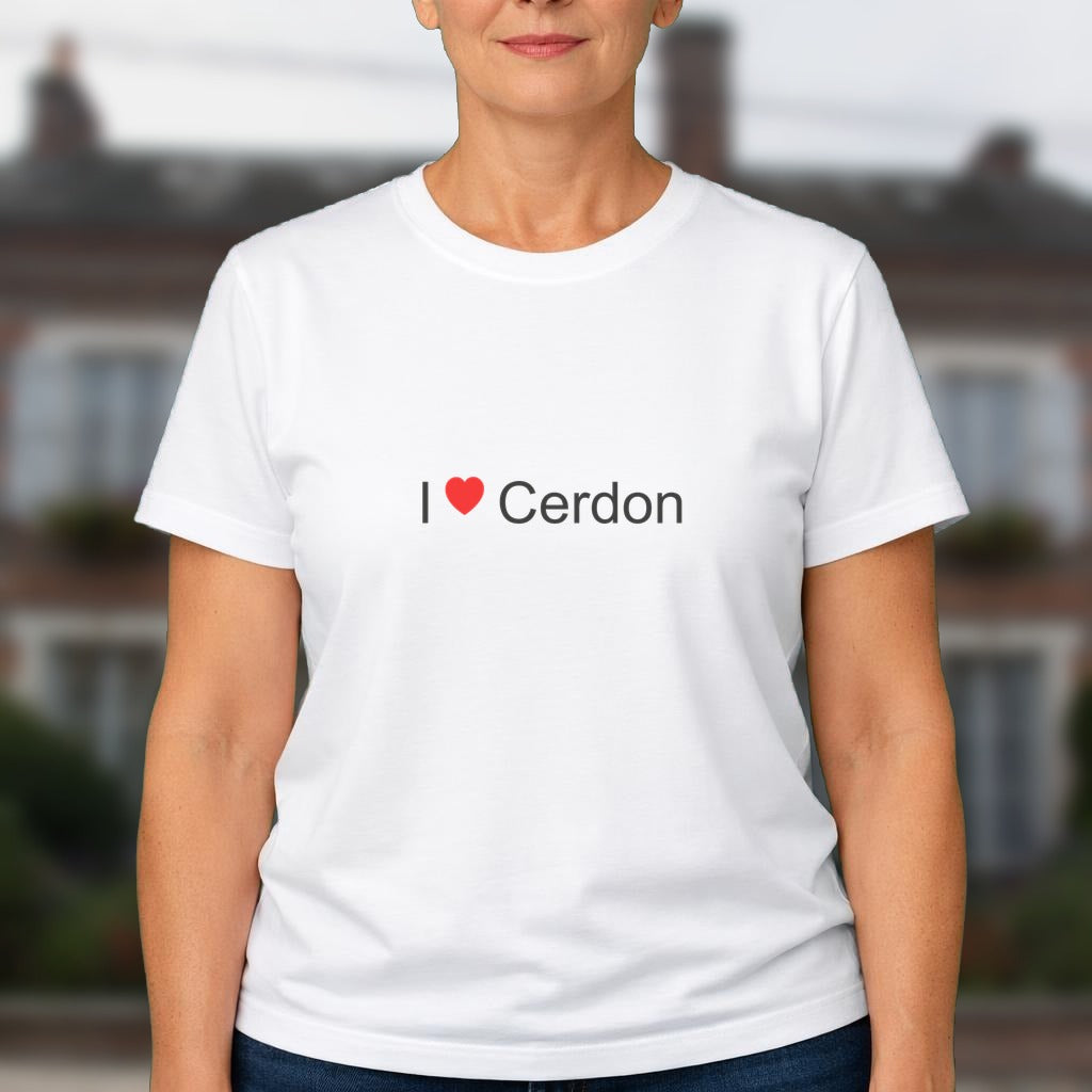 T-shirt I love Cerdon (45)