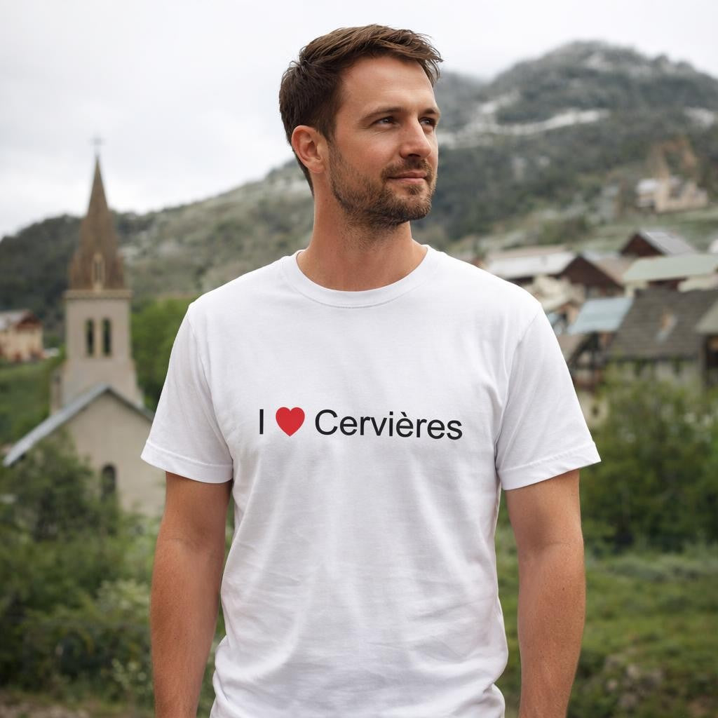 T-shirt I love Cervières (05)