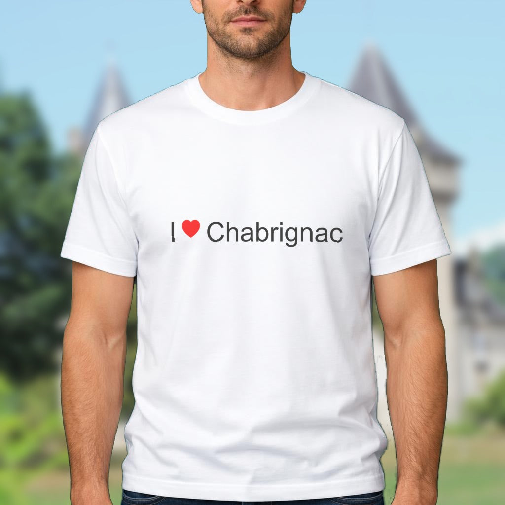 T-shirt I love Chabrignac
