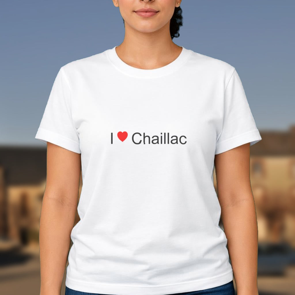 T-shirt I love Chaillac