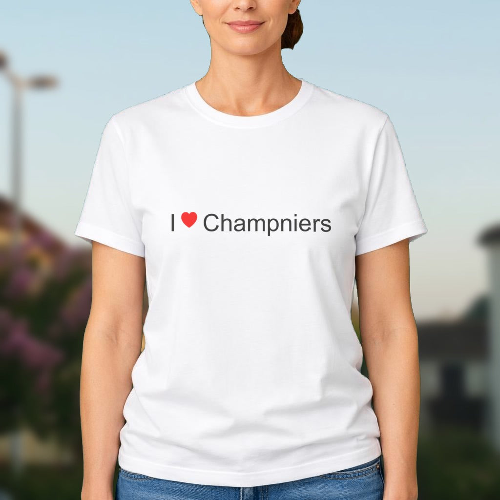 T-shirt I love Champniers (16)