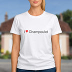 T-shirt I love Champoulet