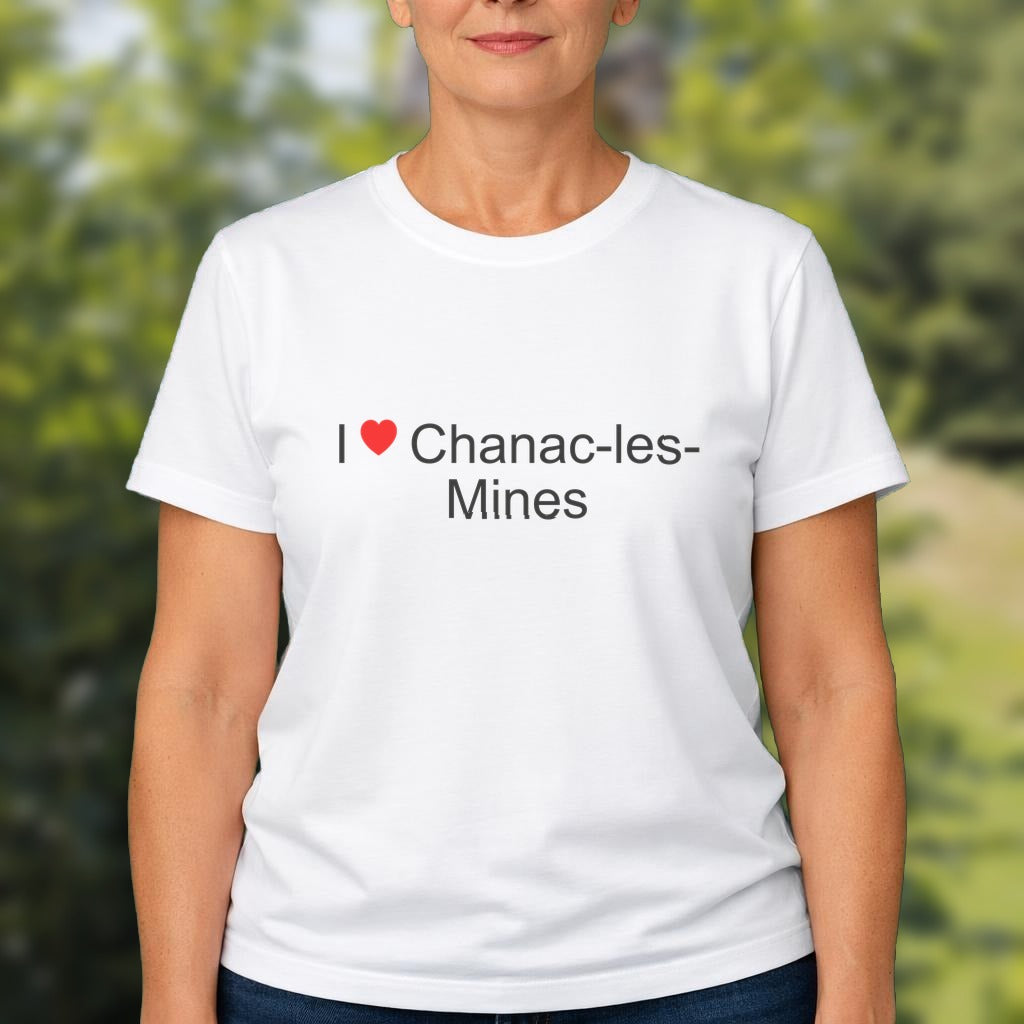 T-shirt I love Chanac-les-Mines