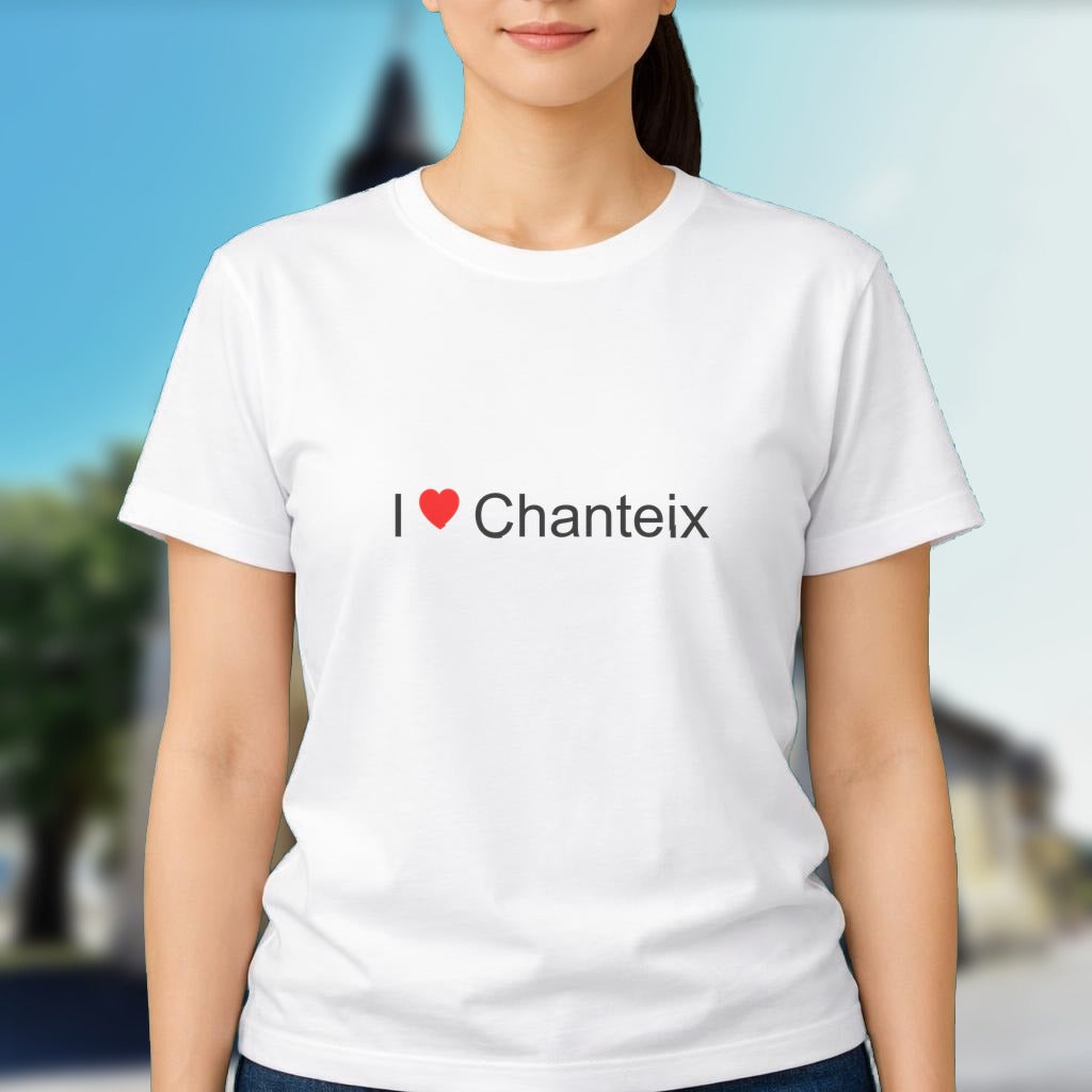 T-shirt I love Chanteix