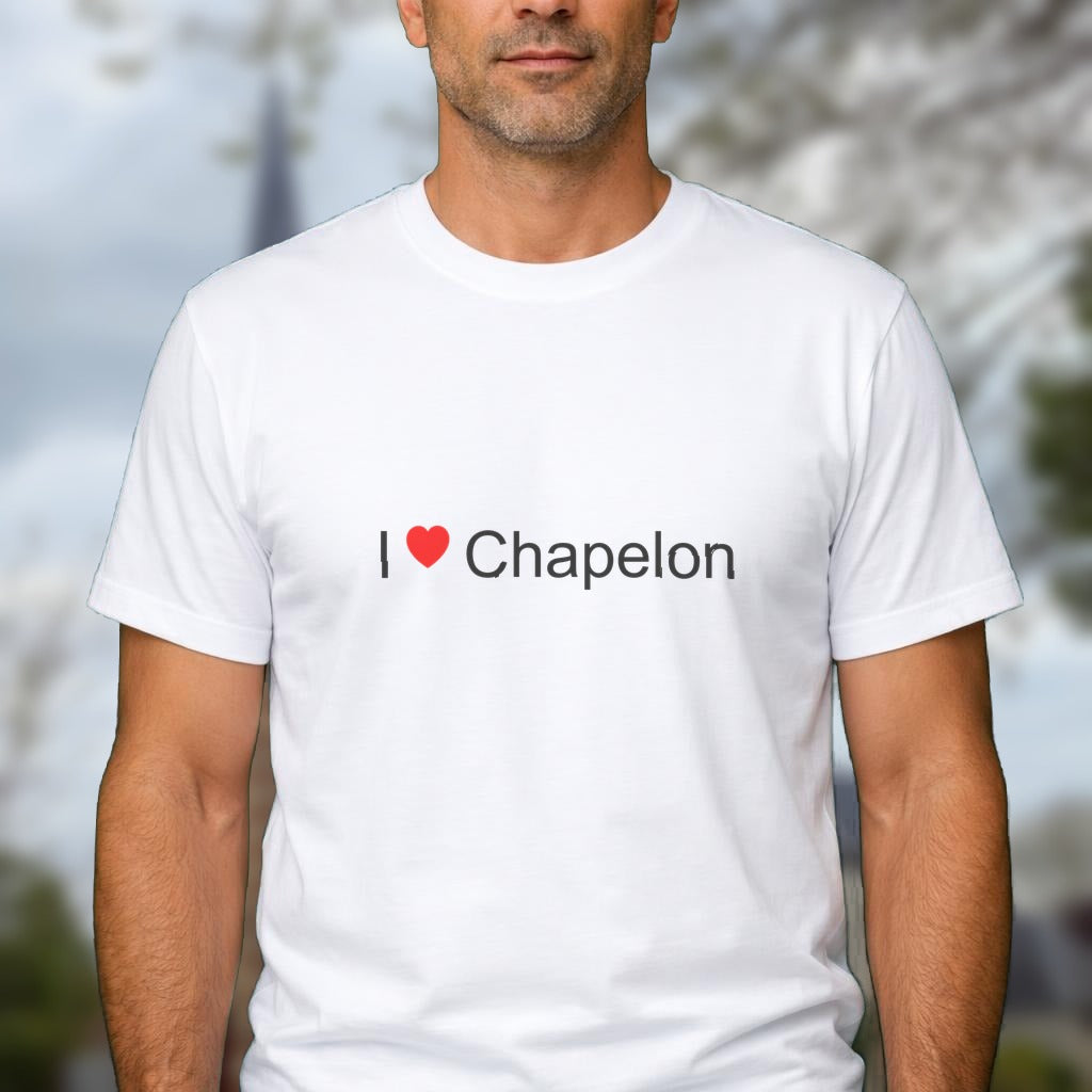T-shirt I love Chapelon