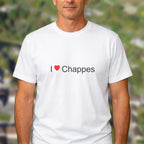 T-shirt I love Chappes (10) porté