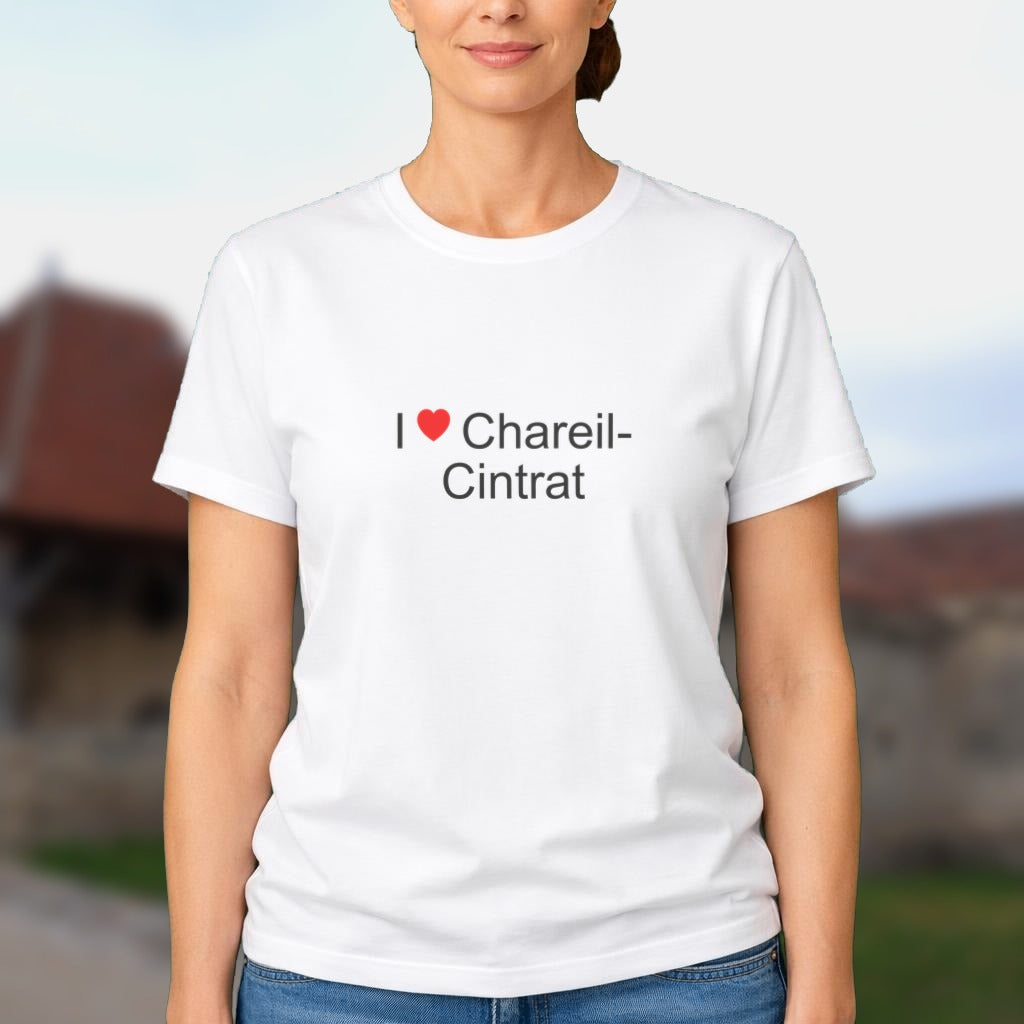 T-shirt I love Chareil-Cintrat porté
