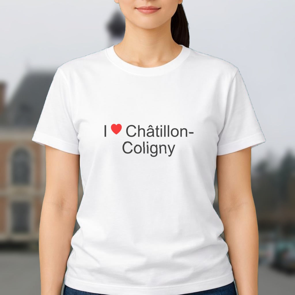 T-shirt I love Châtillon-Coligny