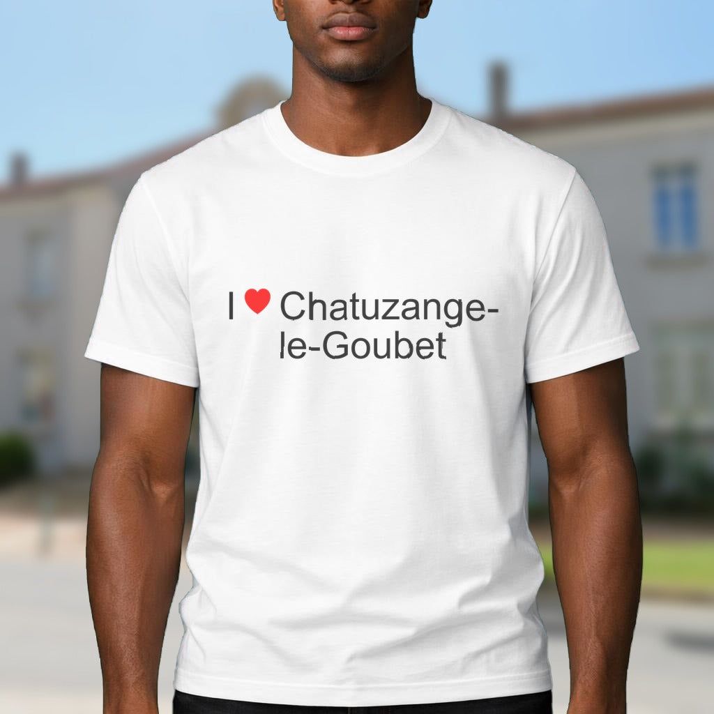 T-shirt I love Chatuzange-le-Goubet