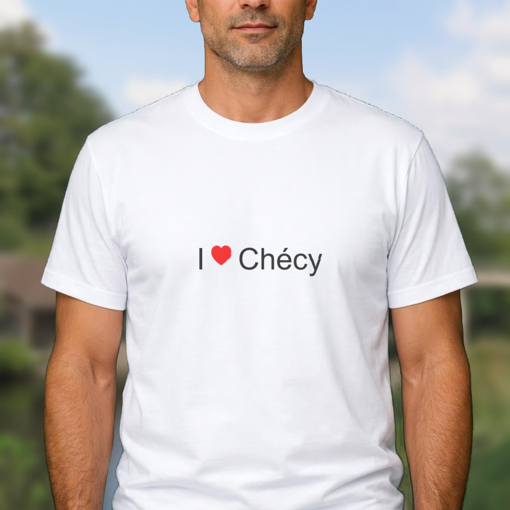 T-shirt I love Chécy