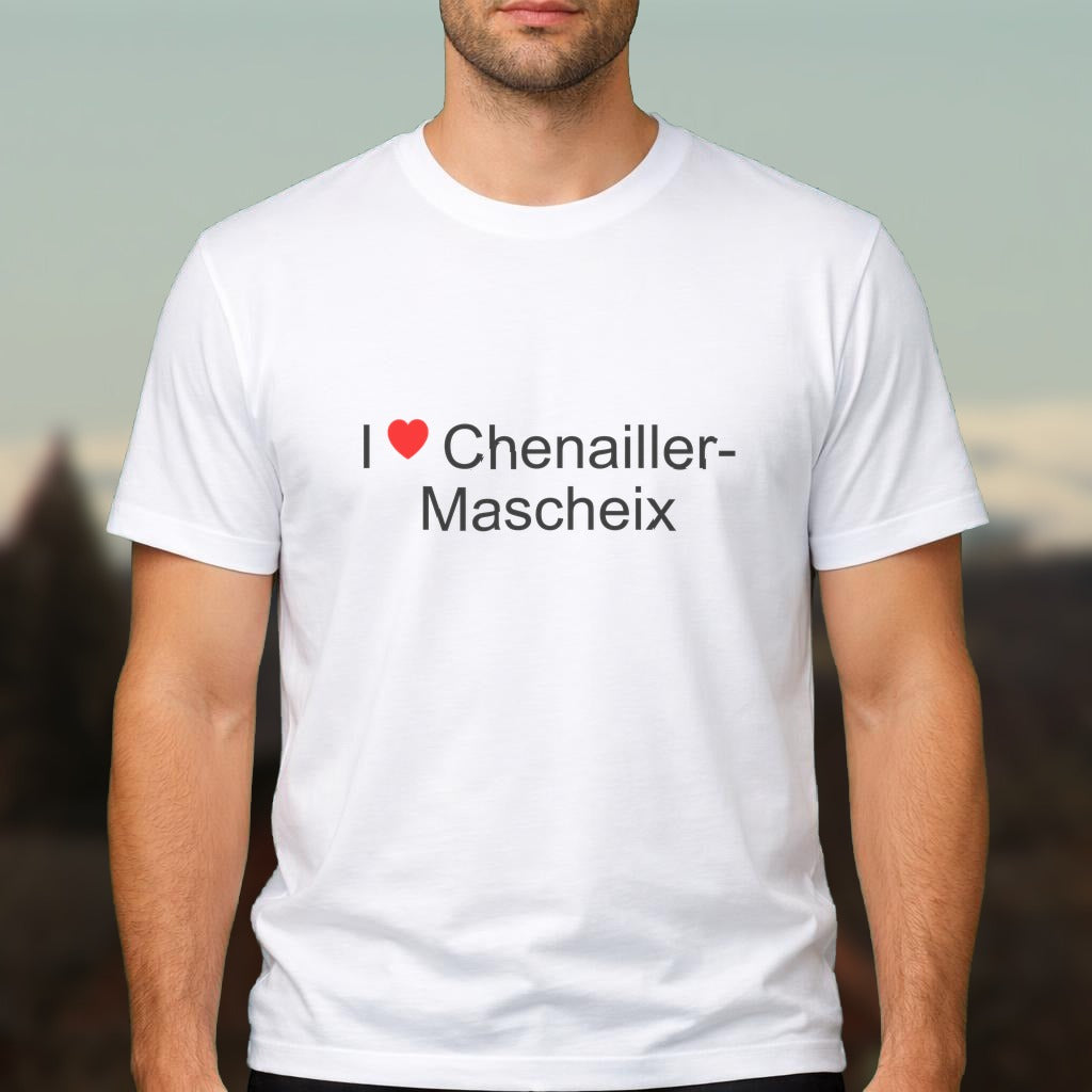T-shirt I love Chenailler-Mascheix