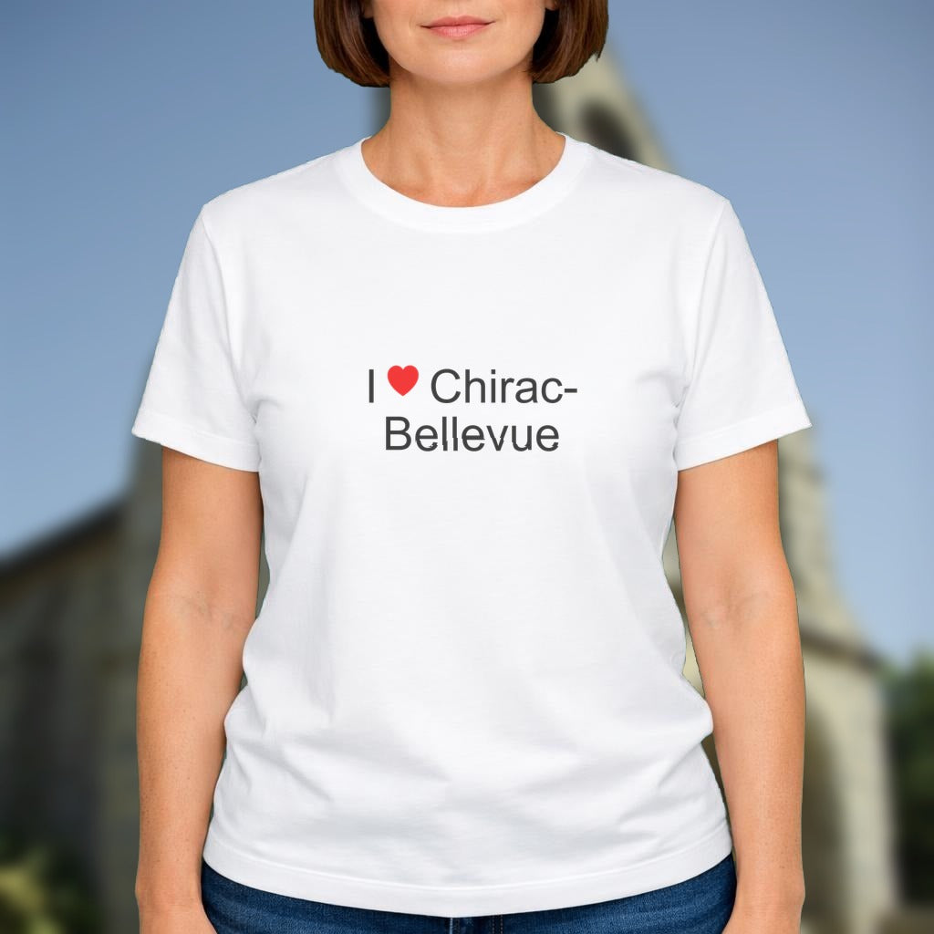 T-shirt I love Chirac-Bellevue